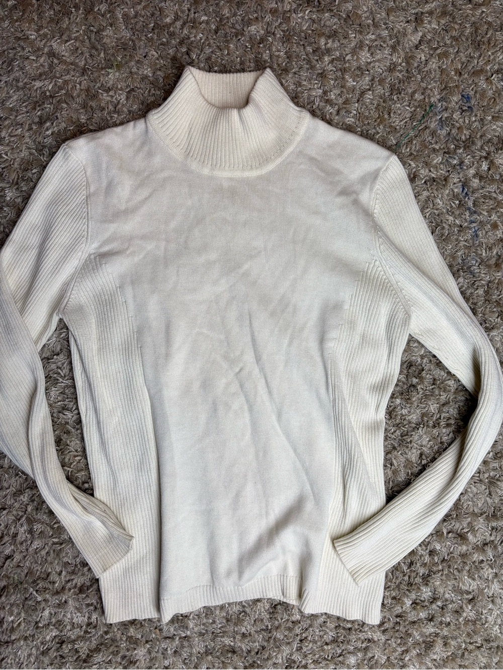 Vintage Worthington Cream Turtleneck Sweater